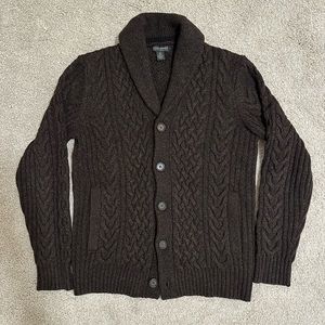 Banana Republic Wool Chunky Shawl Cardigan